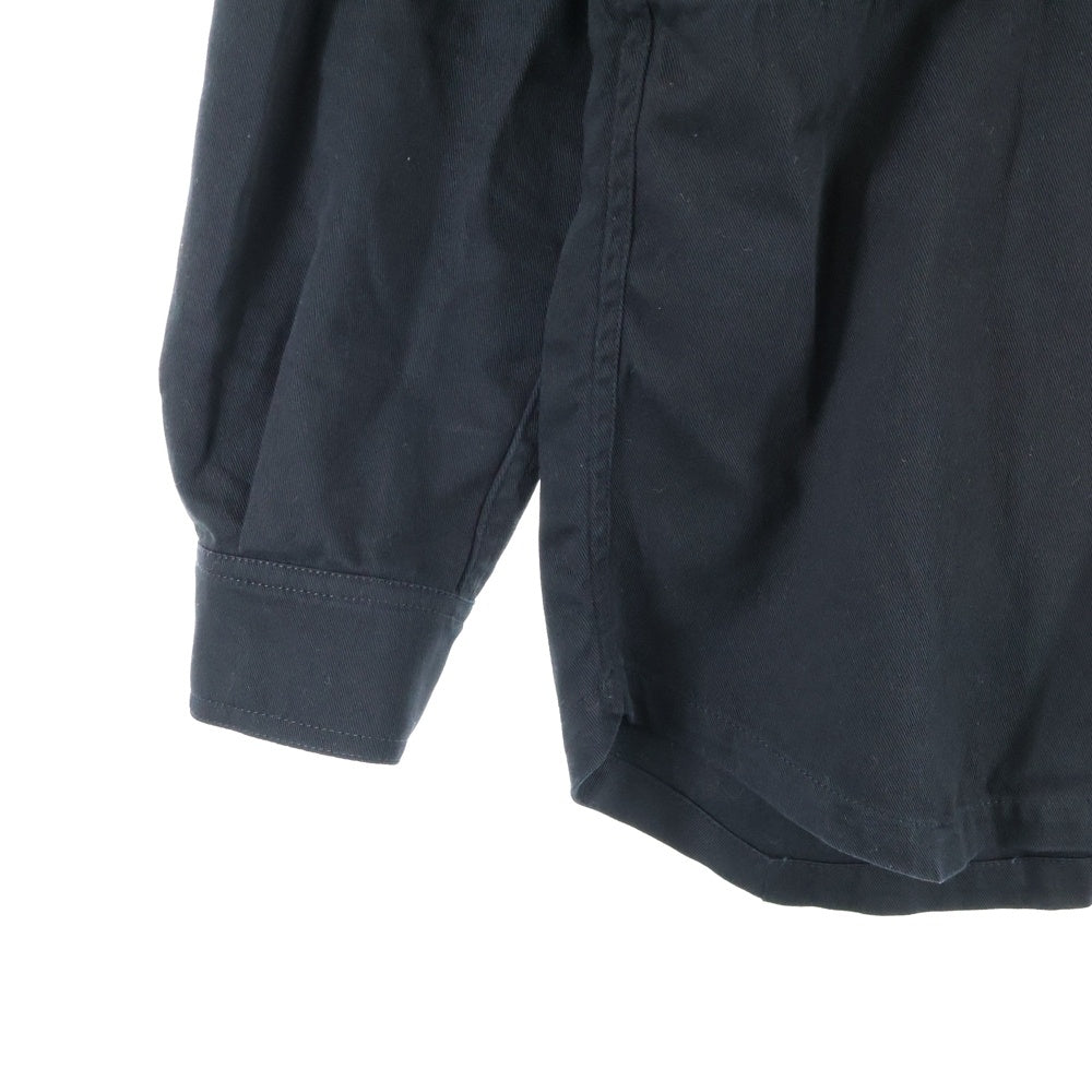 Rick Owens(リックオウエンス) 22SS COTTON TWILL OUTER SHIRT コットンツイルアウターシャツ ブラック RU01B1729-DLX