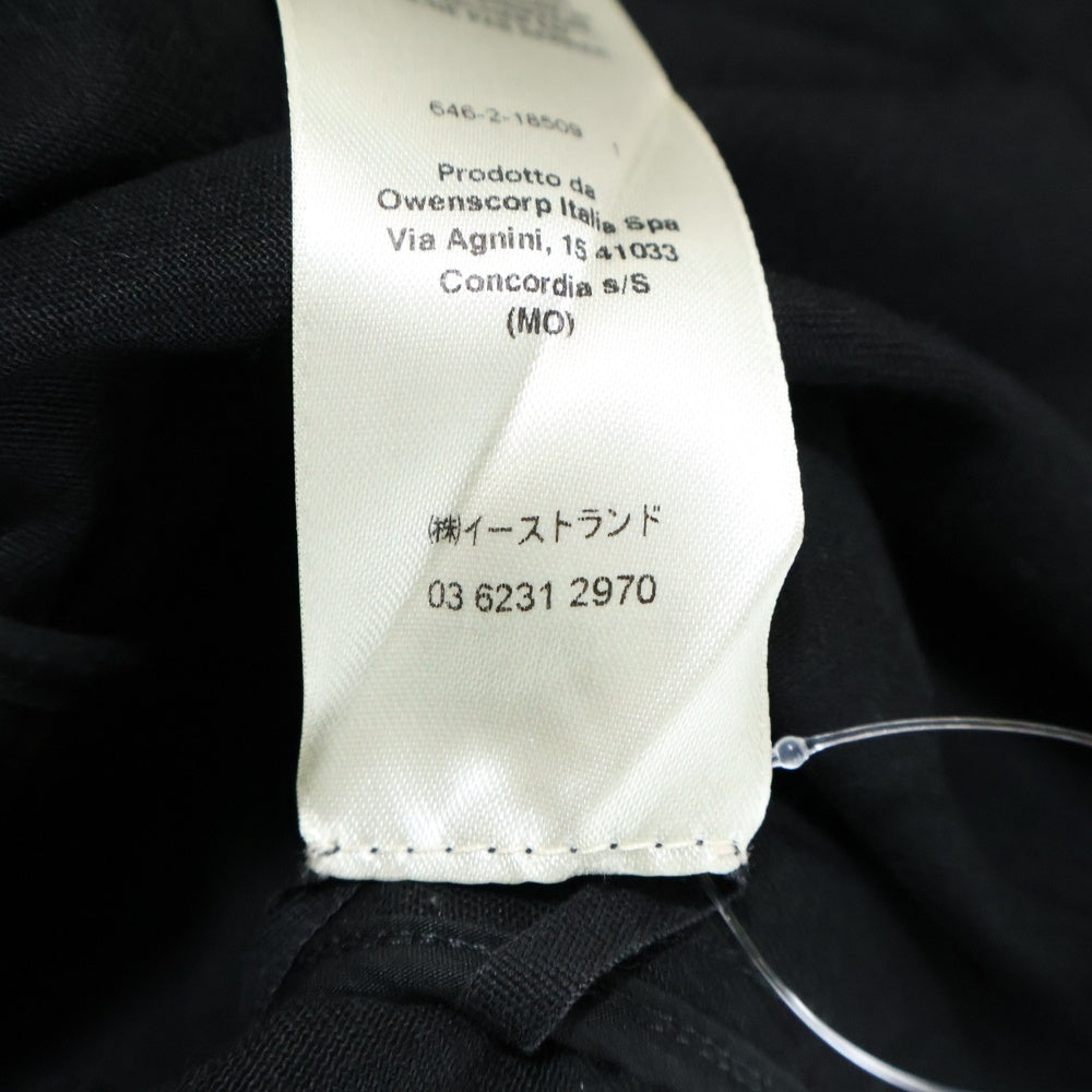 Rick Owens(リックオウエンス) 22SS COTTON TWILL OUTER SHIRT コットンツイルアウターシャツ ブラック RU01B1729-DLX