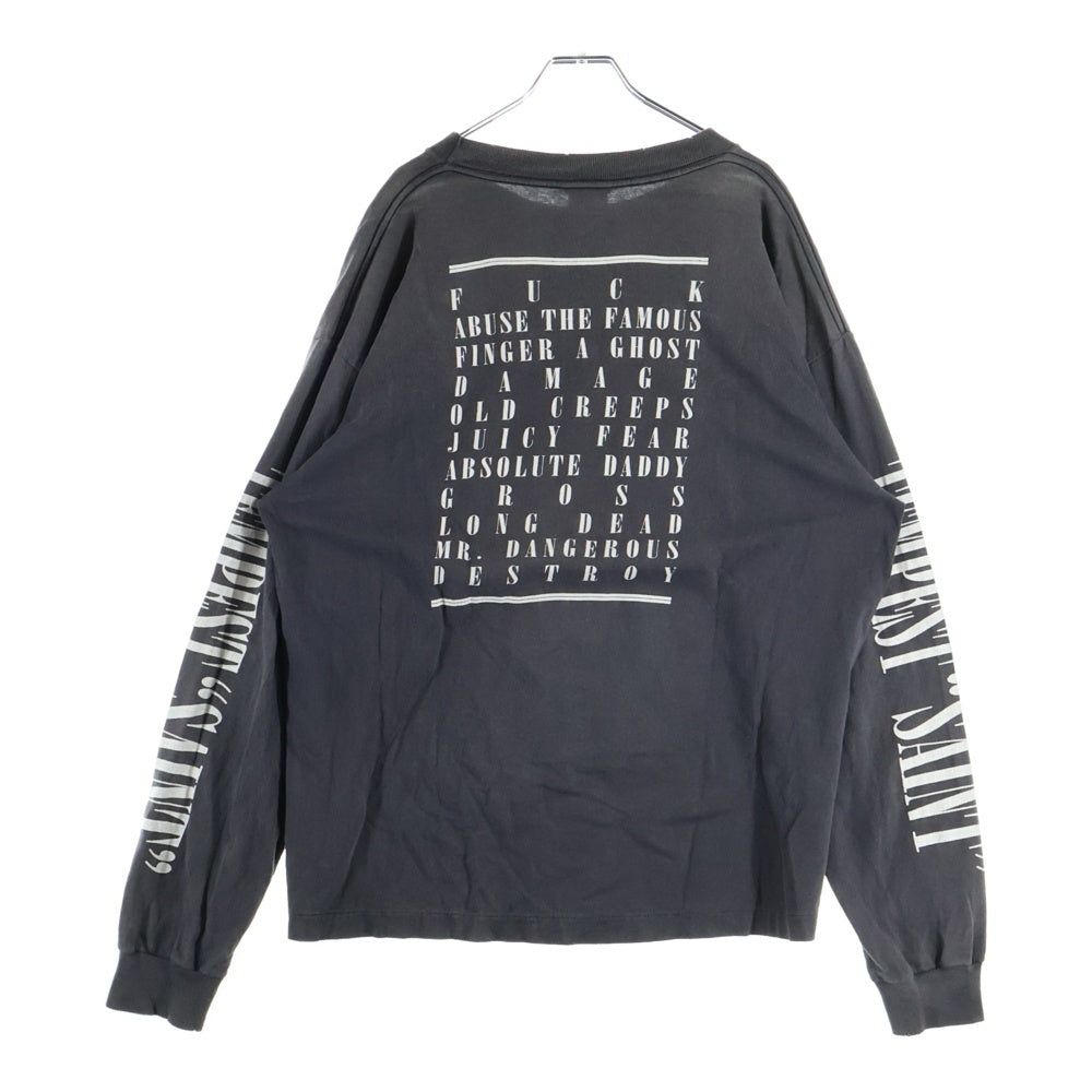 SAINT MICHAEL(セントマイケル) 24AW TEMPEST LS TEE ロングスリーブクルーネックTシャツ