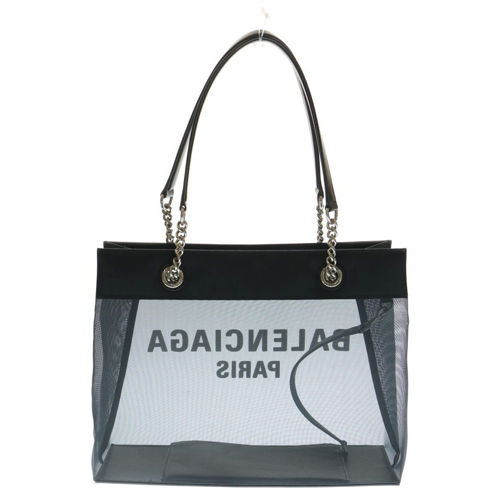 BALENCIAGA(バレンシアガ) デューティーフリートートバッグ メッシュロゴショルダーバッグ M ポーチ付き 741602