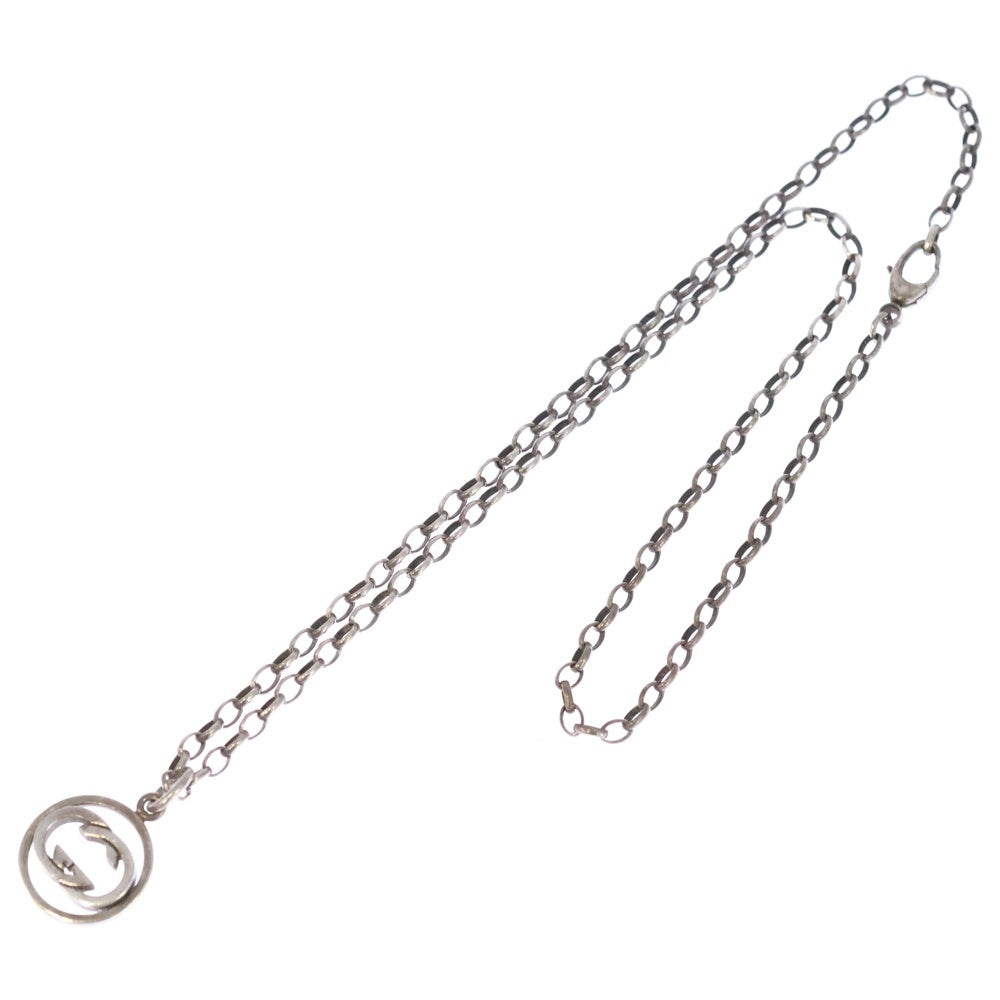GUCCI(グッチ) インターロッキングGネックレス シルバー Ag925
