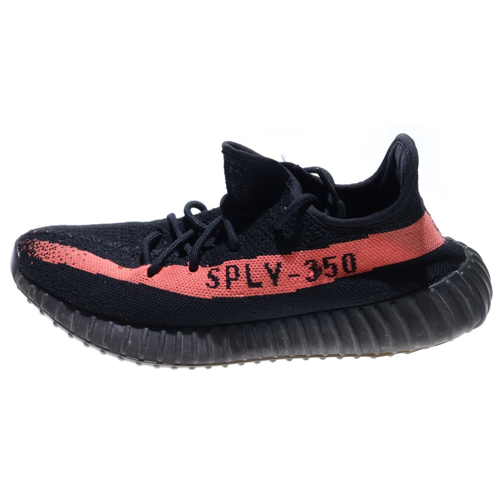 adidas YEEZY(アディダス イージー) YEEZY BOOST 350 V2 Core Black イージーブースト ローカットスニーカー ブラック/オレンジ 28.5cm BY9612