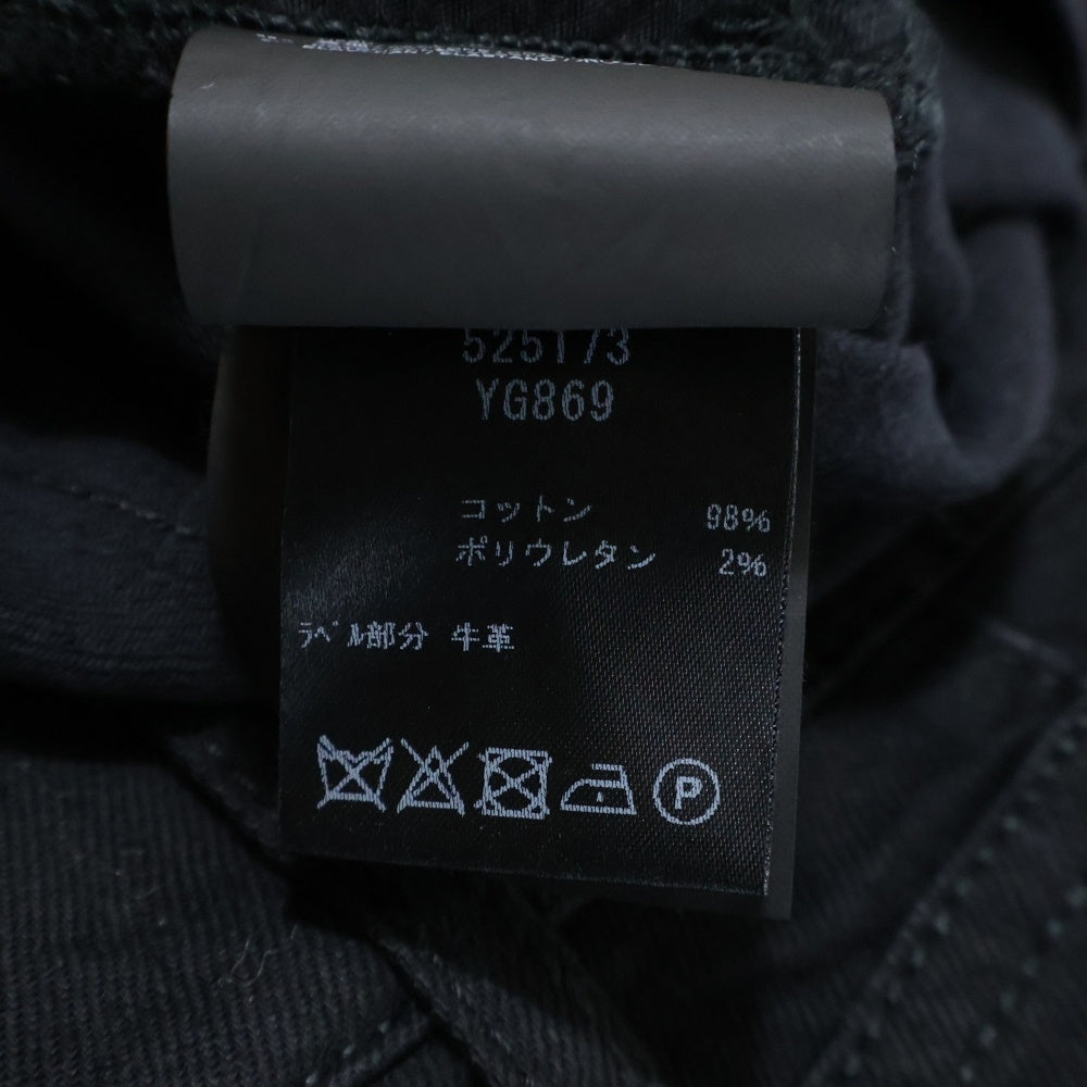 SAINT LAURENT PARIS(サンローランパリ) 18SS ローウエスト スキニーデニムパンツ ブラック 525173 YG869