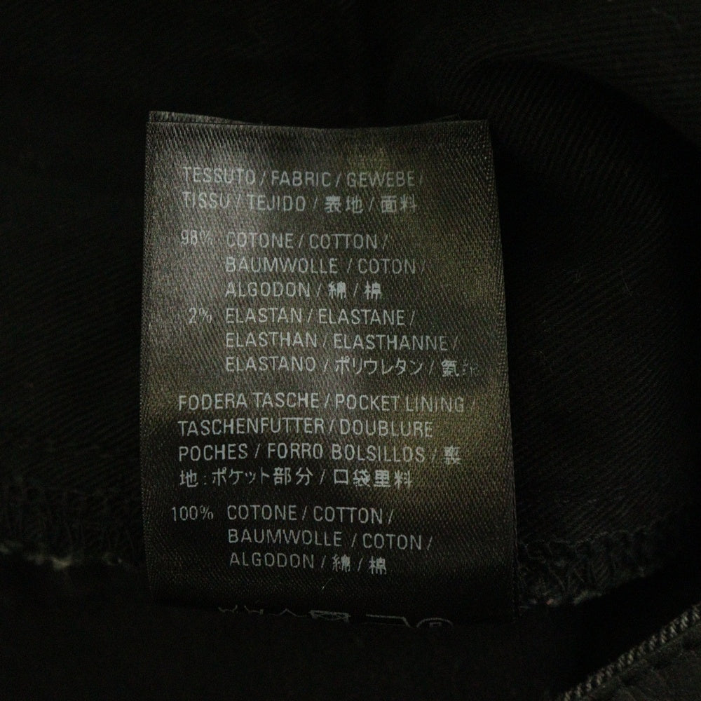 BALENCIAGA(バレンシアガ) ウォッシュド ストレートデニムパンツ ブラック 600382