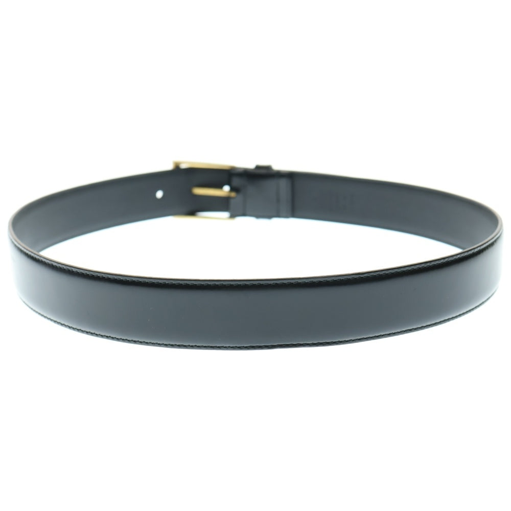 GUCCI(グッチ) シェリーライン ウェブトリム レザーベルト ブラック 495125