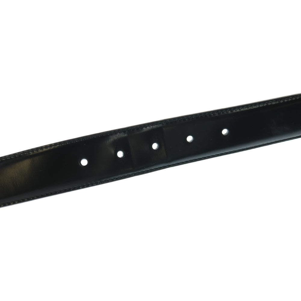 GUCCI(グッチ) シェリーライン ウェブトリム レザーベルト ブラック 495125