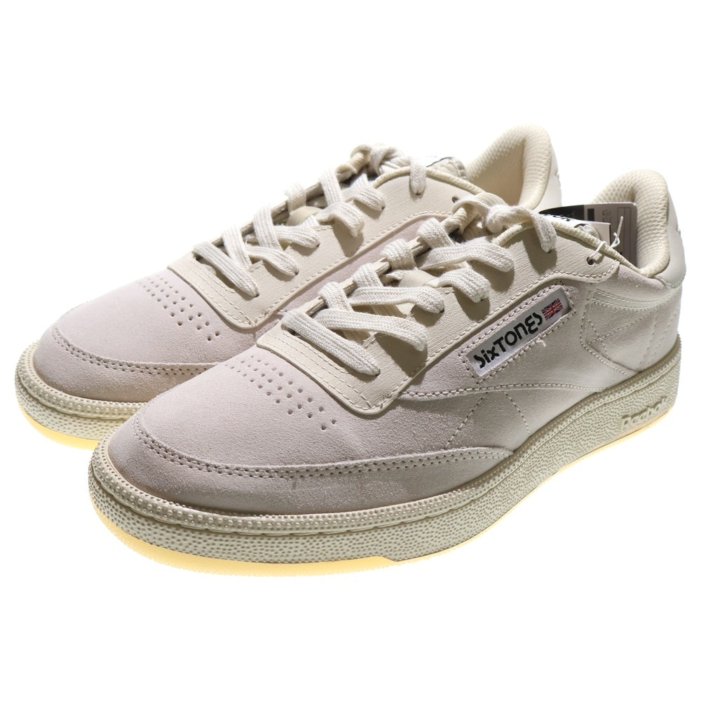 Reebok(リーボック) ×SixTONES CLUB C 85 VINTAGE ストーンズ クラブ ヴィンテージ ローカットスニーカー ベージュ