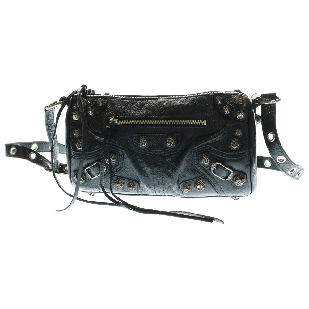 BALENCIAGA(バレンシアガ) LE CAGOLE ルカゴール レザーショルダーバッグ ブラック 771716