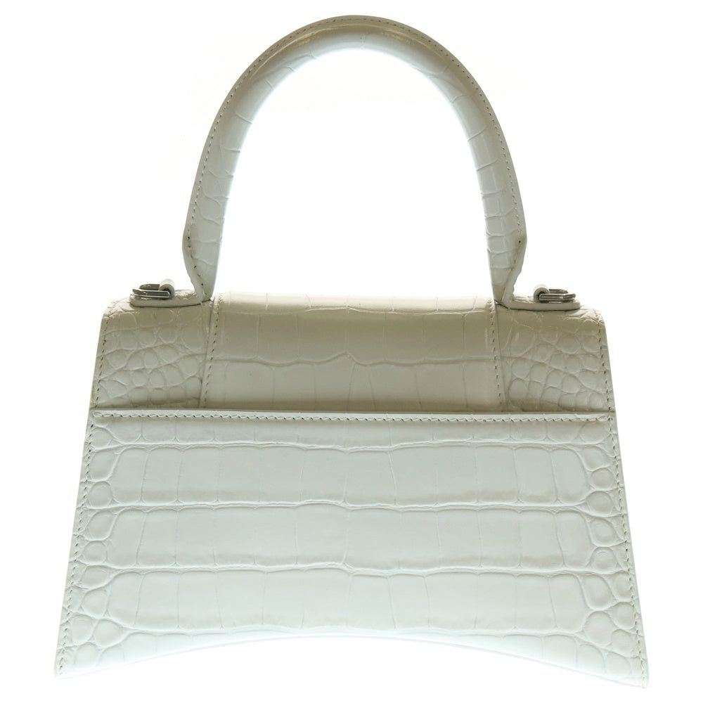 BALENCIAGA(バレンシアガ) Hourglass アワーグラス WAYハンドバッグ ショルダーバッグ ホワイト 593546