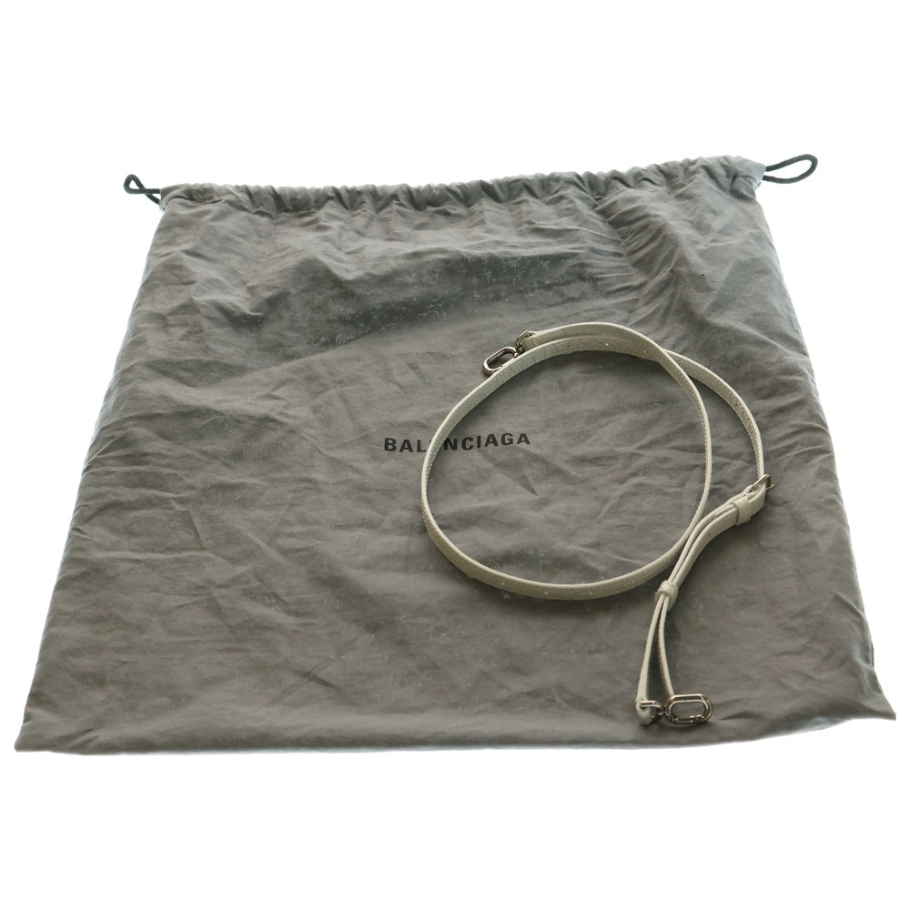 BALENCIAGA(バレンシアガ) Hourglass アワーグラス WAYハンドバッグ ショルダーバッグ ホワイト 593546