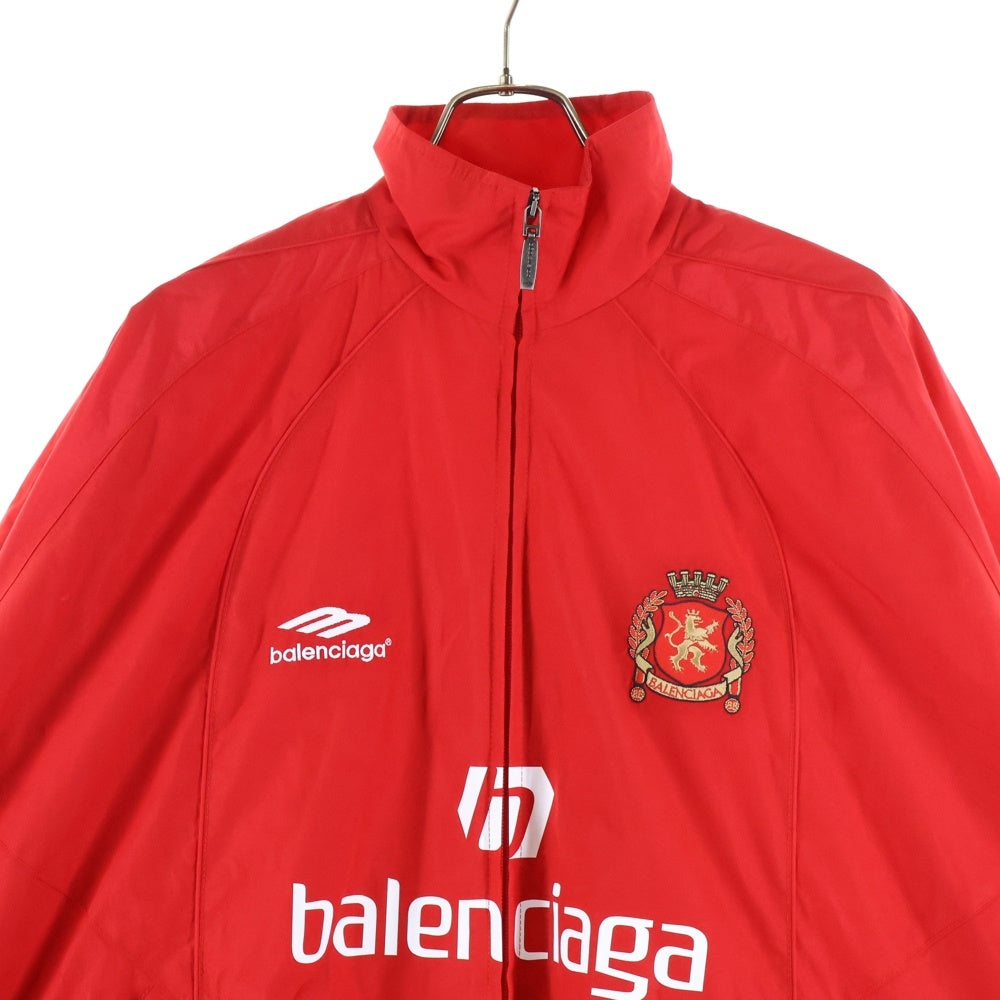 BALENCIAGA(バレンシアガ) Paris Soccer Nylon Jacket Tokyo Aoyama パリ サッカーシリーズ 東京 青山限定 ナイロンジャケット フーディー レッド 780887
