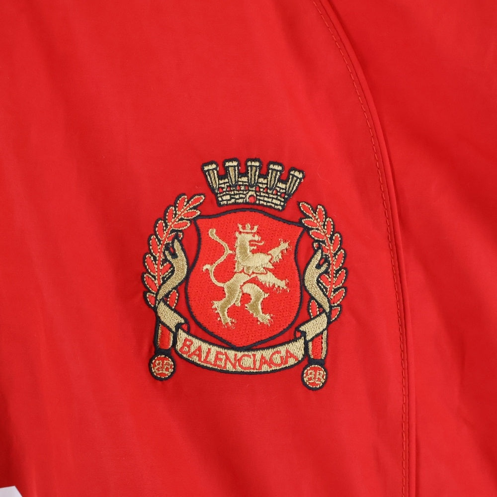 BALENCIAGA(バレンシアガ) Paris Soccer Nylon Jacket Tokyo Aoyama パリ サッカーシリーズ 東京 青山限定 ナイロンジャケット フーディー レッド 780887