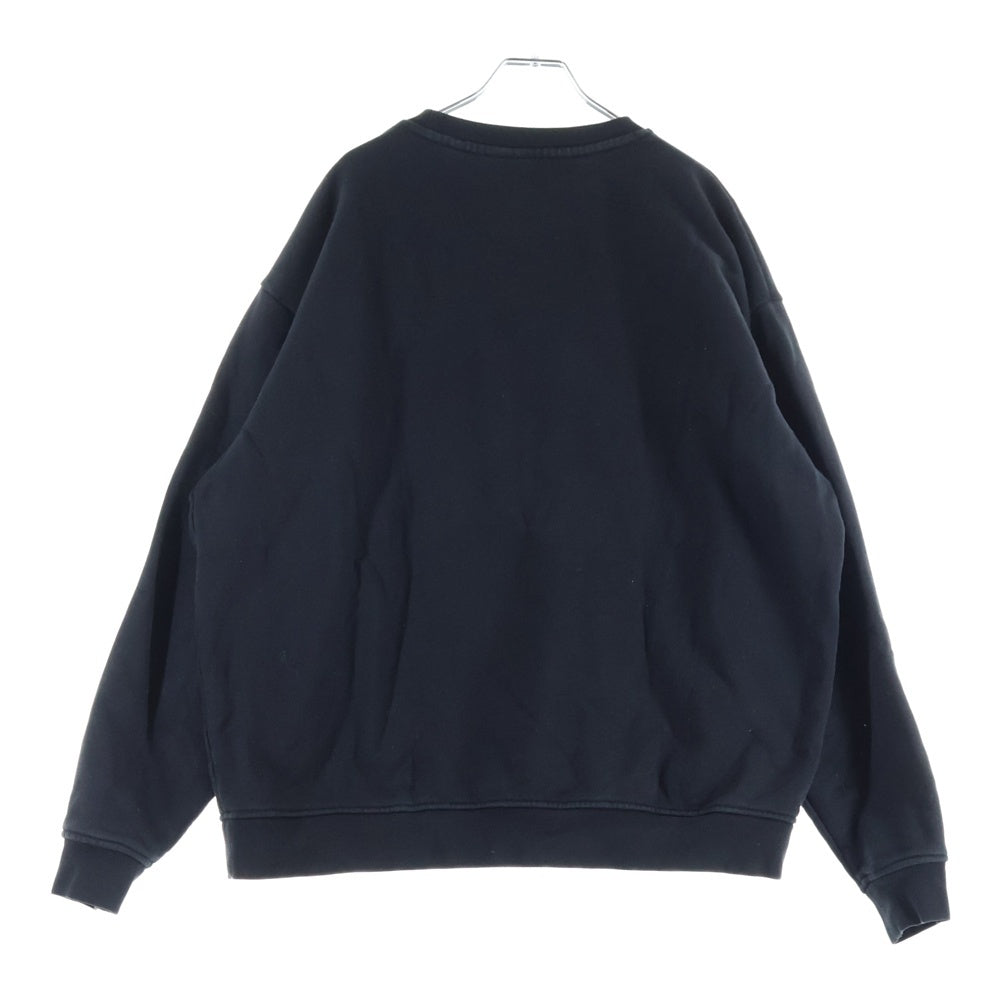 KITH(キス) x The Simpsons Portrait シンプソンズ フロント刺繍 クルーネックトレーナー スウェット ブラック