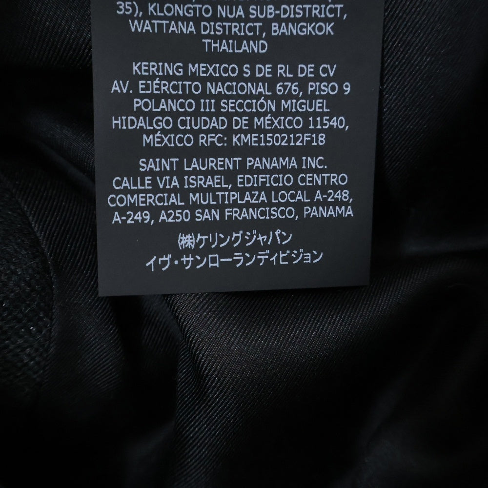 SAINT LAURENT PARIS(サンローランパリ) シングルブレスト ストライプ ウールテーラードジャケット グレー 705935 Y1F10