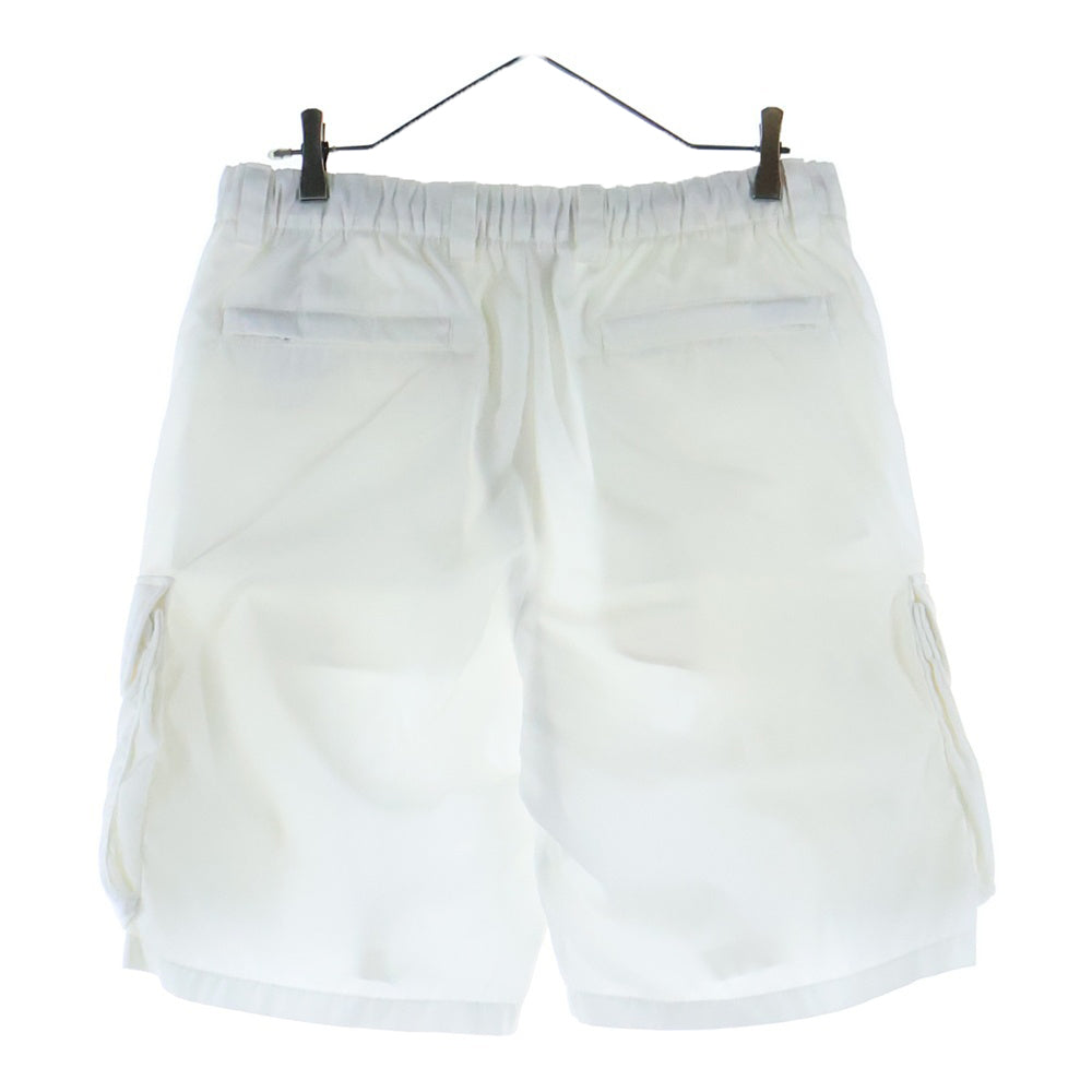 PRADA(プラダ) Re-Nylon トライアングルロゴ バミューダショーツ ハーフパンツ ホワイト SPH156