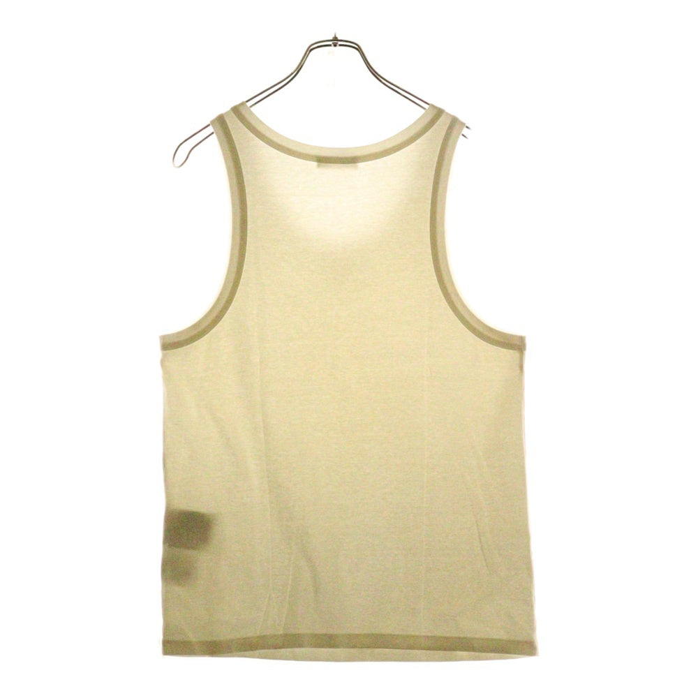 PRADA(プラダ) トライアングルロゴ ノースリーブカットソー タンクトップ ホワイト UJT109