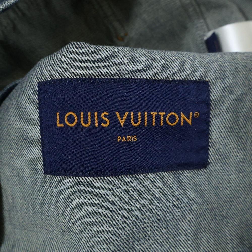 LOUIS VUITTON(ルイヴィトン) モノグラム ジップアップ デニムワークジャケット RM232Q Y38 HPA46W インディゴ