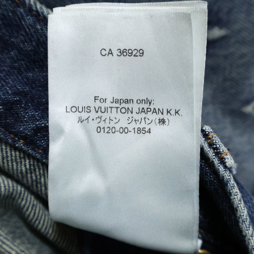 LOUIS VUITTON(ルイヴィトン) モノグラム カーペンターデニムパンツ RM232Q Y38 HOD45W インディゴ