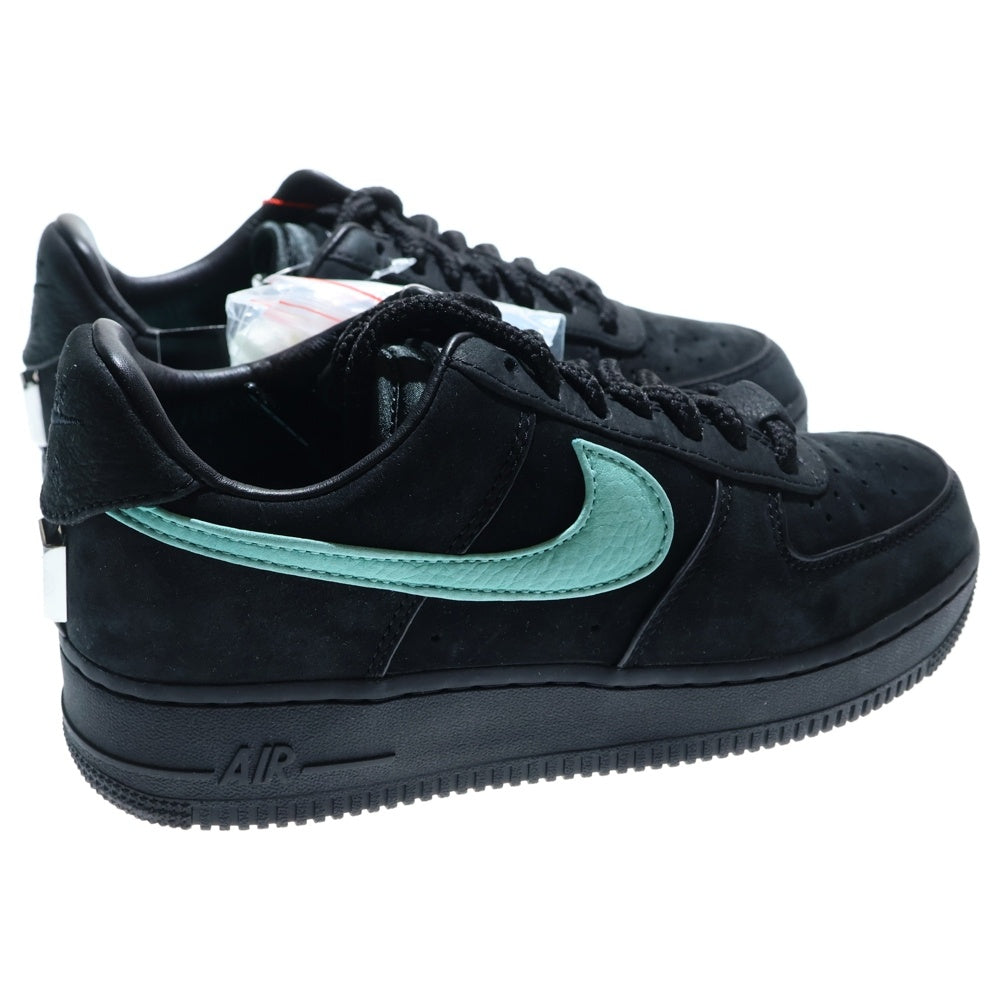 NIKE(ナイキ) ×TIFFANY&CO AIR FORCE 1 LOW 1837 BLACK DZ1382-001 ティファニー エアフォース1 1837 ローカットスニーカー ブラック レディース US6/24cm DZ1382-001