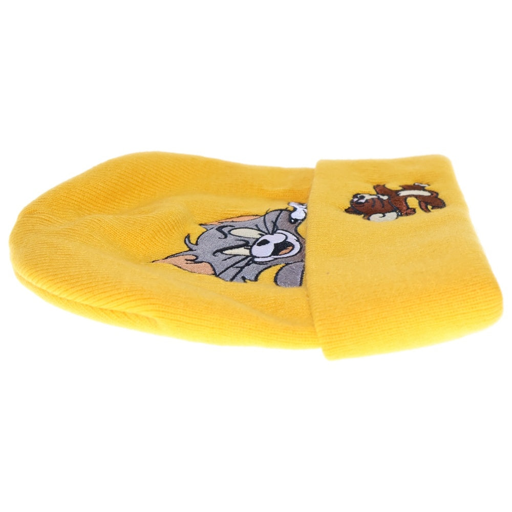 SUPREME(シュプリーム) 16AW TOM&JERRY BEANIE トム&ジェリー 刺繍デザイン ビーニー ニット帽 イエロー