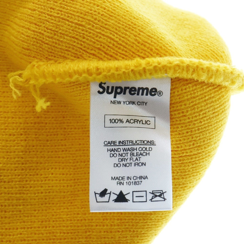 SUPREME(シュプリーム) 16AW TOM&JERRY BEANIE トム&ジェリー 刺繍デザイン ビーニー ニット帽 イエロー