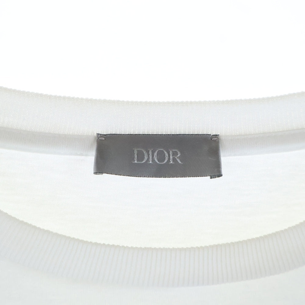 DIOR(ディオール) 19SS×KAWS BEE LOGO TEE カウズ ビー刺繍 半袖Tシャツ ホワイト 923J611X1241