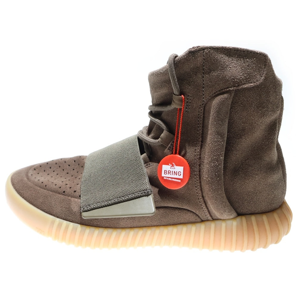 adidas(アディダス) YEEZY BOOST 750 LIGHT BROWN GUM CHOCOLATE BY2456 イージーブースト750 チョコレート ハイカットスニーカー ブラウン US8.5/26.5cm