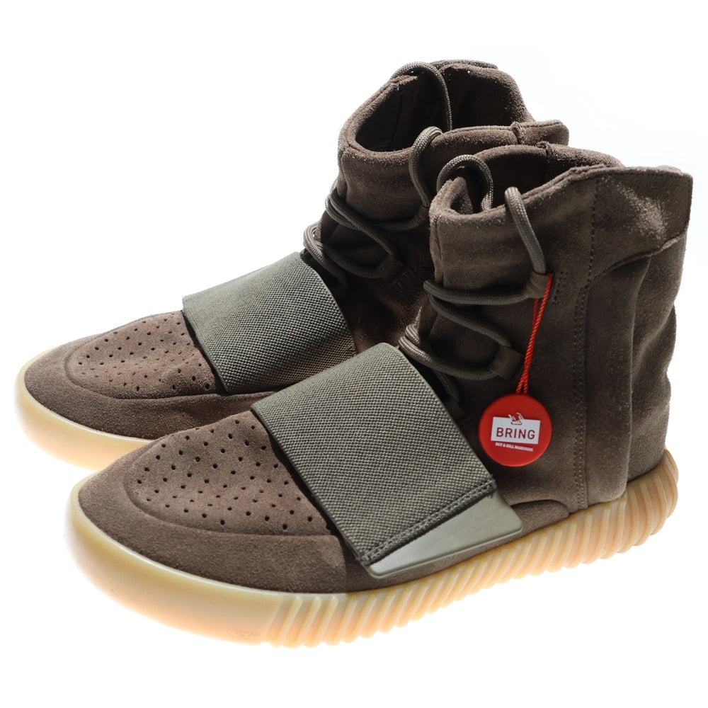 adidas(アディダス) YEEZY BOOST 750 LIGHT BROWN GUM CHOCOLATE BY2456 イージーブースト750 チョコレート ハイカットスニーカー ブラウン US8.5/26.5cm