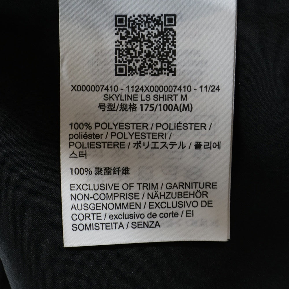 ARC'TERYX(アークテリクス) SKYLINE LS SHIRT スナップボタン スカイラインシャツ 長袖シャツ ブラック X000007410