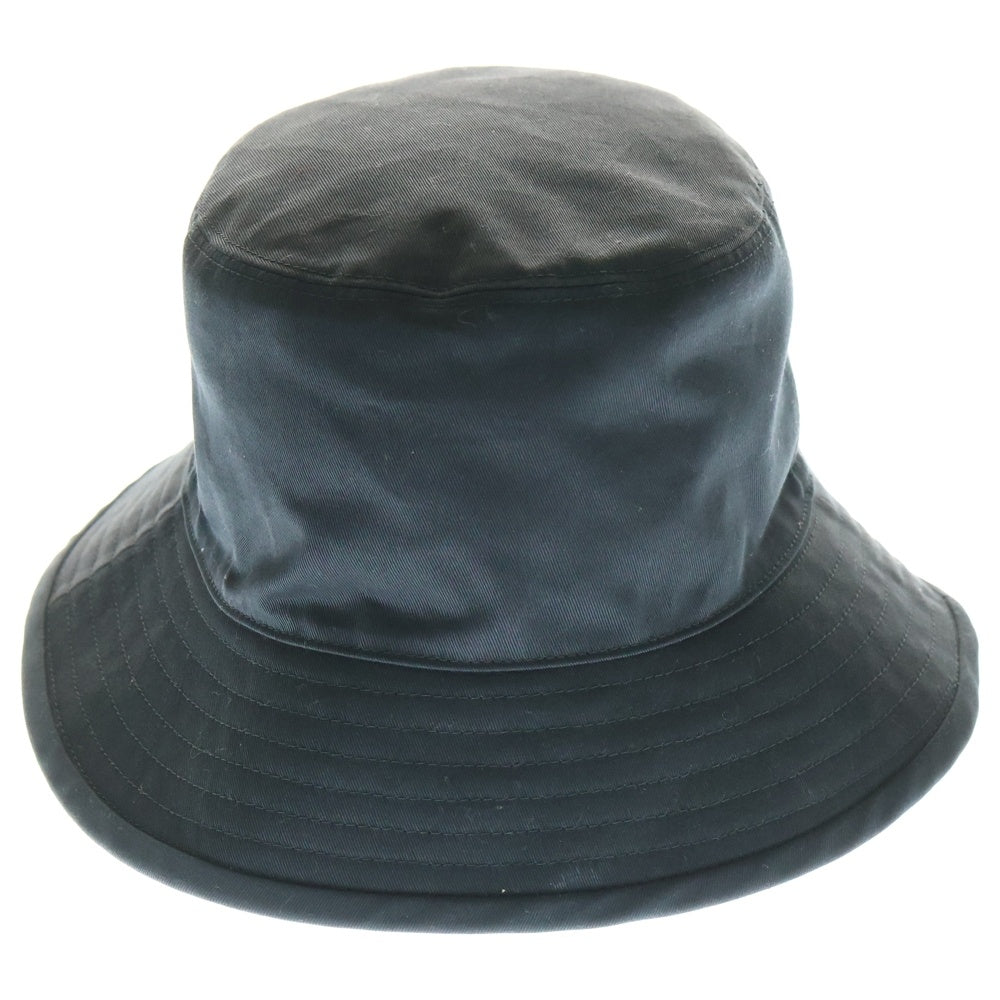 GUCCI(グッチ) ロゴ刺繍 バケットハット 帽子 ブラック 792789