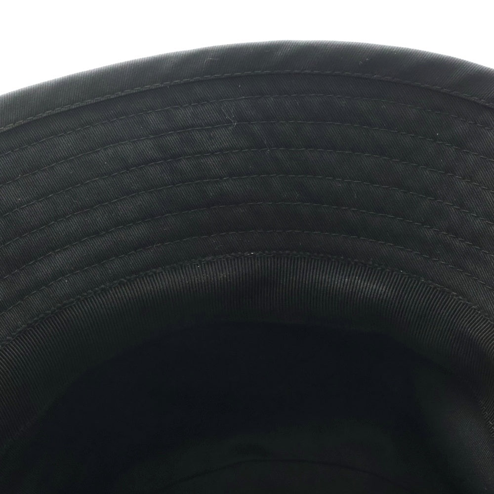 GUCCI(グッチ) ロゴ刺繍 バケットハット 帽子 ブラック 792789