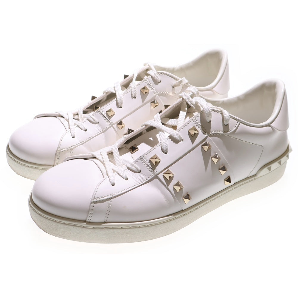 VALENTINO(ヴァレンティノ) ロックスタッズ レザーローカットスニーカー シューズ ホワイト TT931Y2