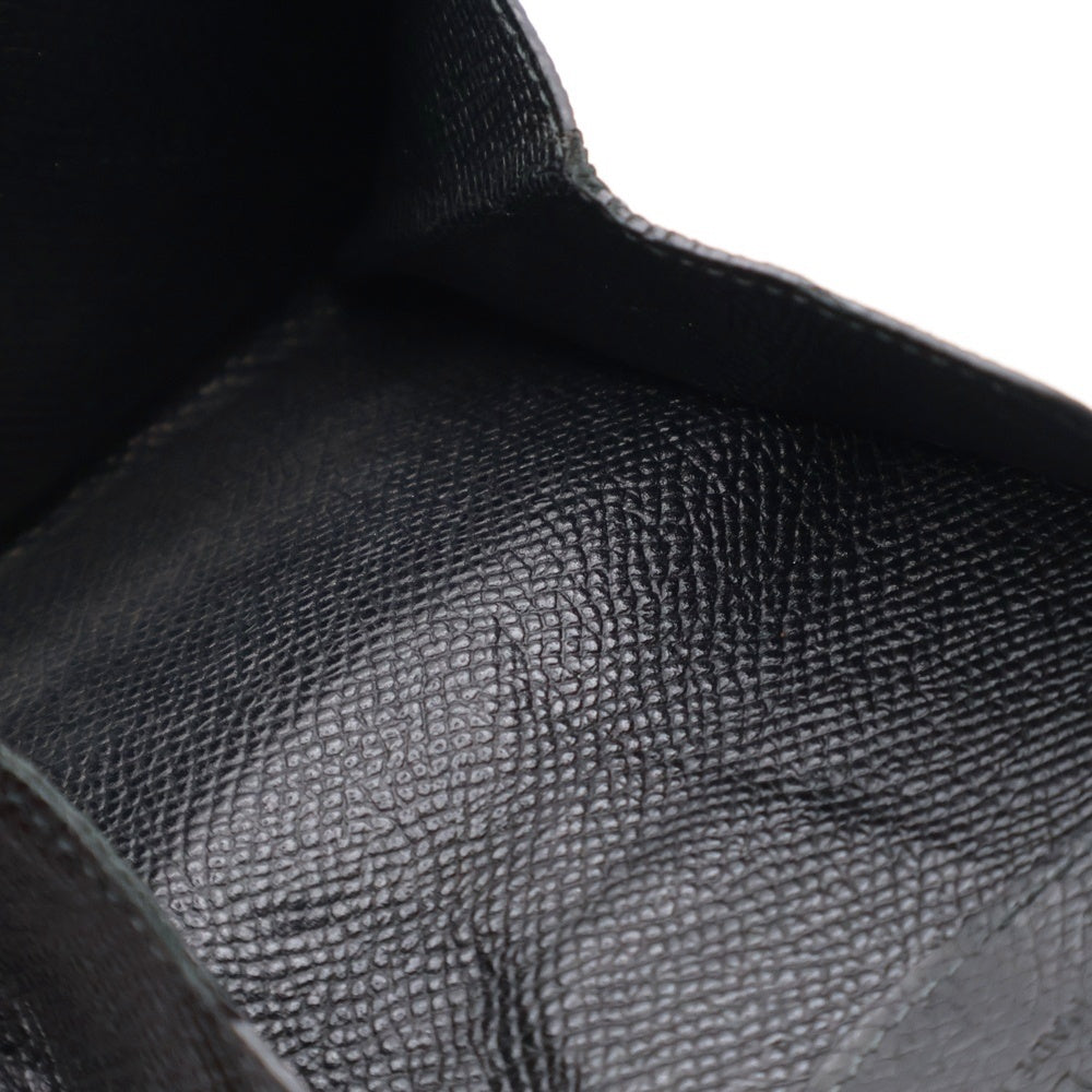 BVLGARI(ブルガリ) ロゴクリップ 二つ折り コインケース ウォレット ブラック