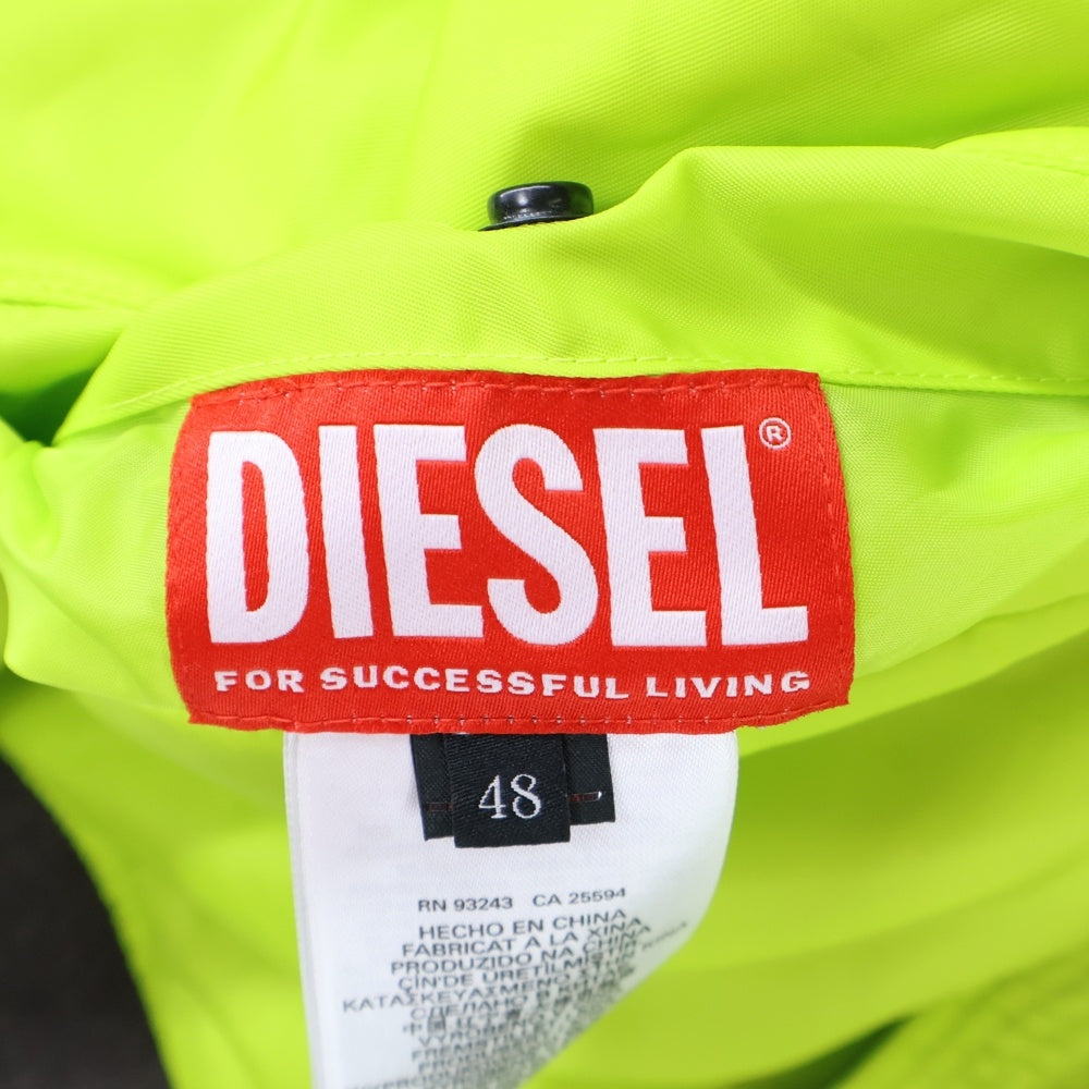 DIESEL(ディーゼル) Reversible blouson リバーシブル ブルゾン ダウンジャケット 中綿 グレー/グリーン A10673