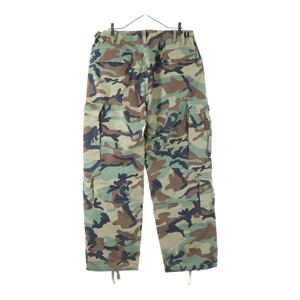 STUSSY(ステューシー) カモ柄 Ripstop Surplus Cargo Pant リップストップ サープラス カーゴパンツ カーキ 116586