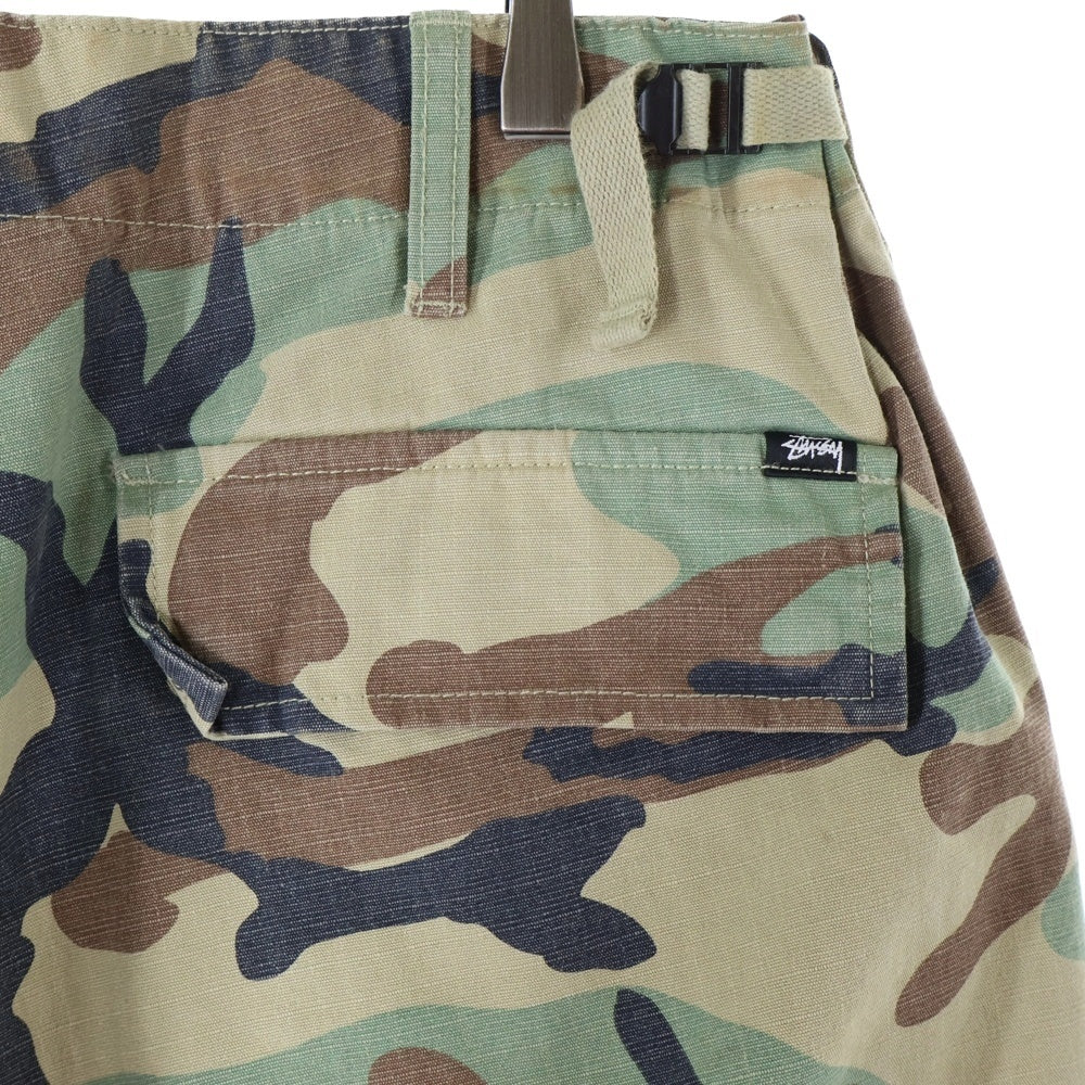 STUSSY(ステューシー) カモ柄 Ripstop Surplus Cargo Pant リップストップ サープラス カーゴパンツ カーキ 116586