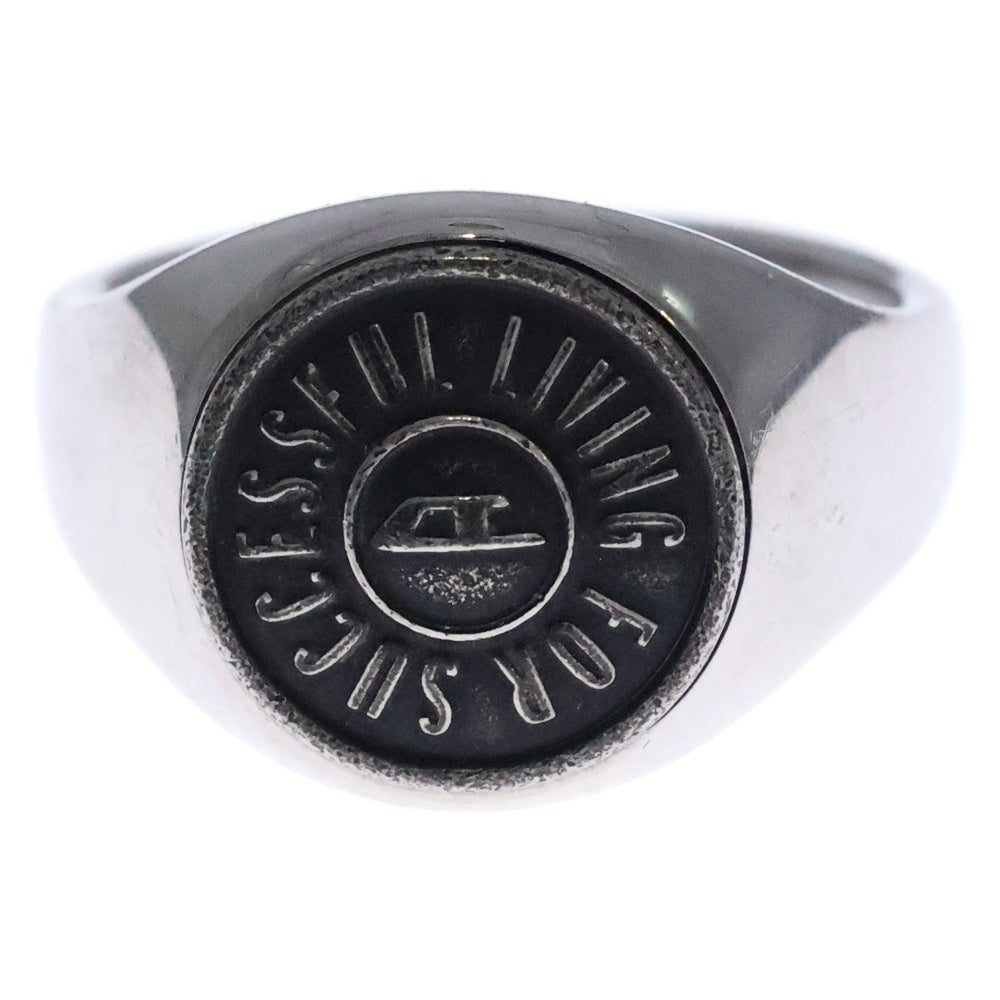 DIESEL(ディーゼル) シグネットリング シルバー 22号 シルバー