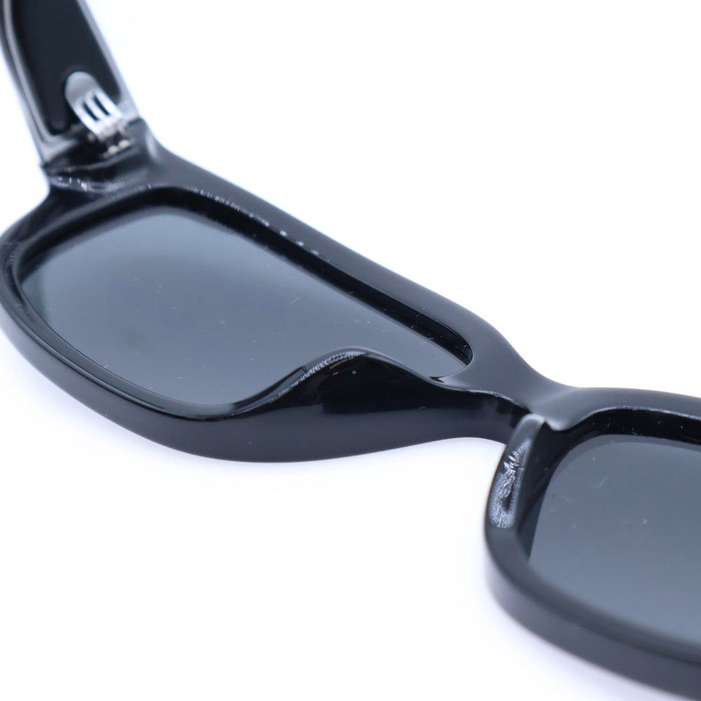 DIESEL(ディーゼル) アイウェア スクエアサングラス ブラック/シルバー DL2002