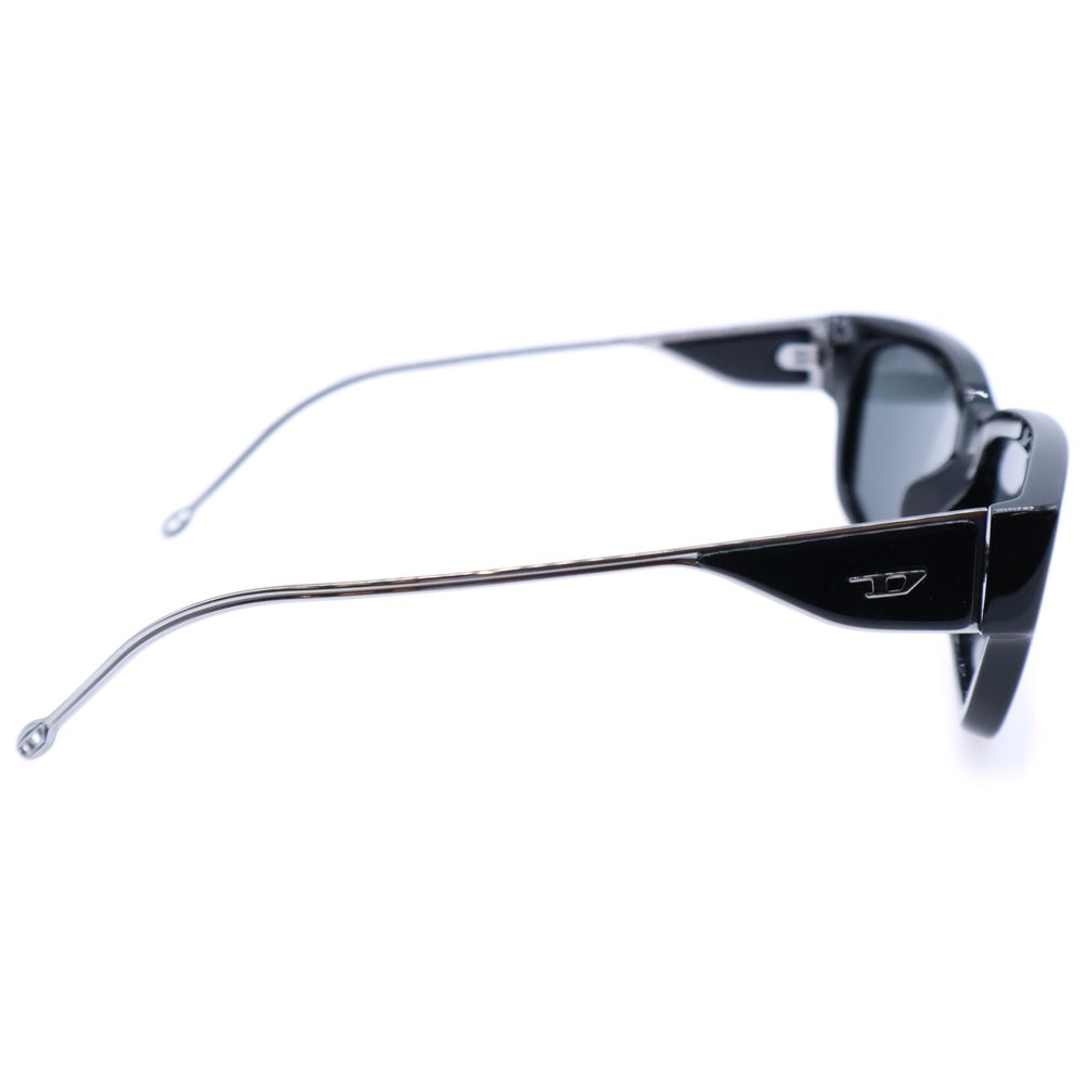 DIESEL(ディーゼル) アイウェア スクエアサングラス ブラック/シルバー DL2002