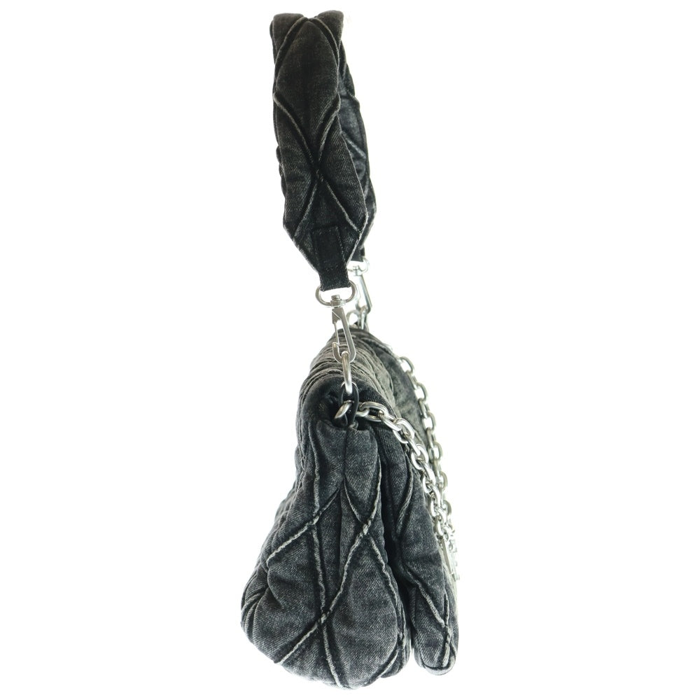 DIESEL(ディーゼル) CHARM-D SHOULDER デニムチェーンロゴ バッグ