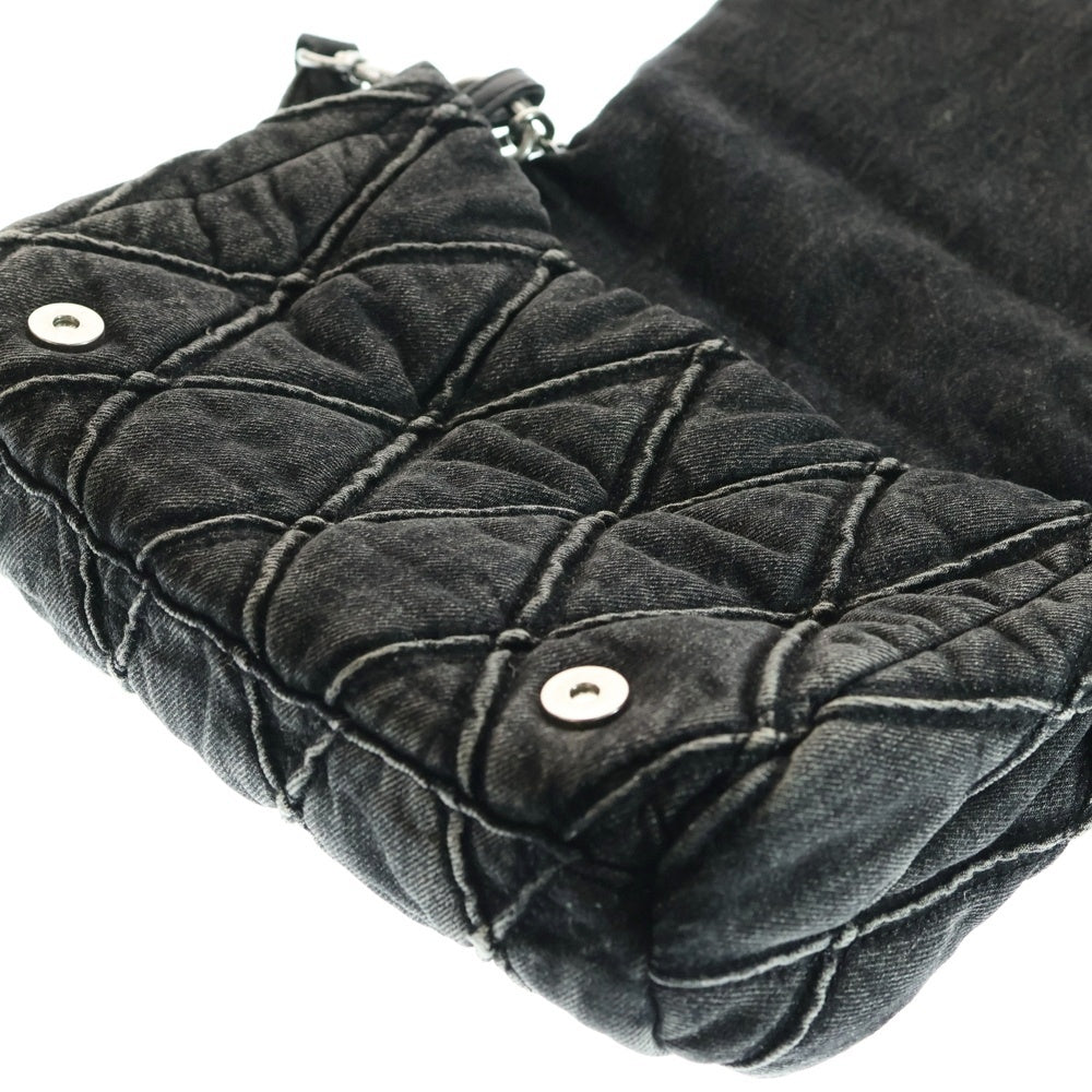 DIESEL(ディーゼル) CHARM-D SHOULDER デニムチェーンロゴ バッグ