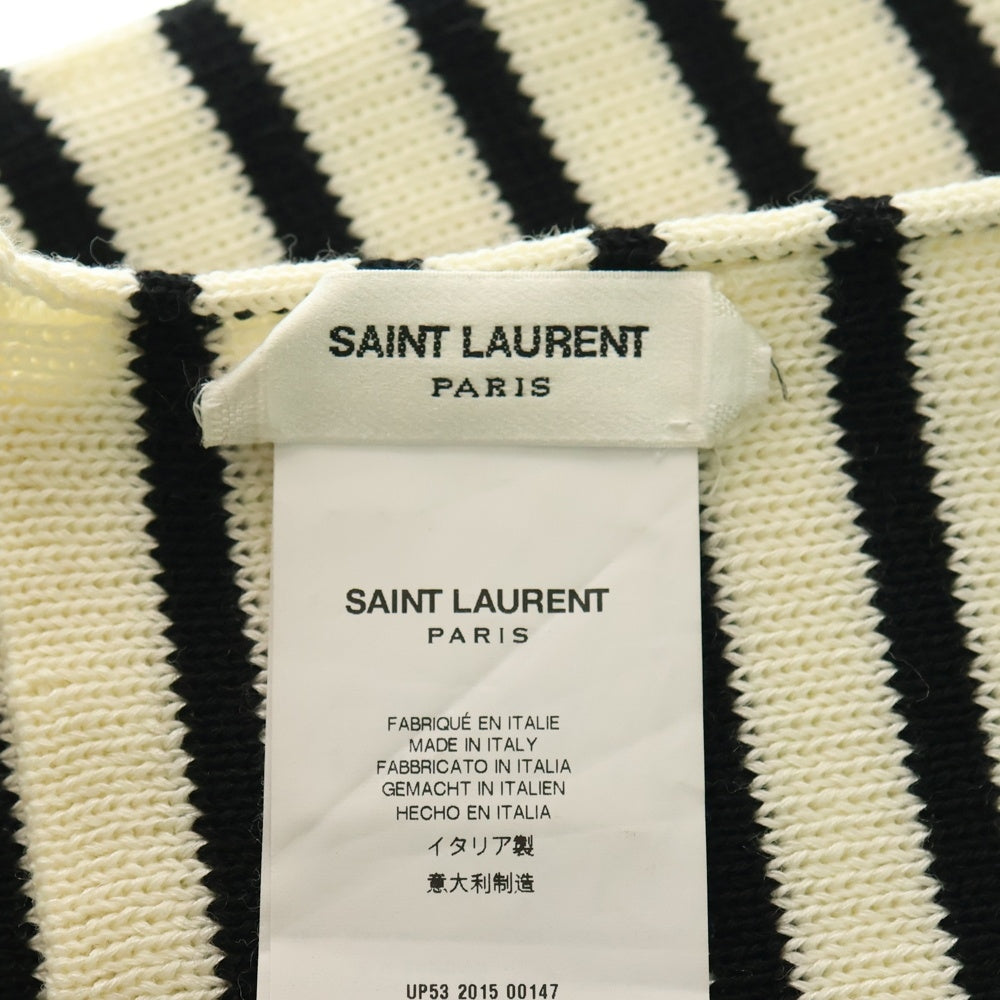 SAINT LAURENT PARIS(サンローランパリ) 15AW コットンウールボーダー