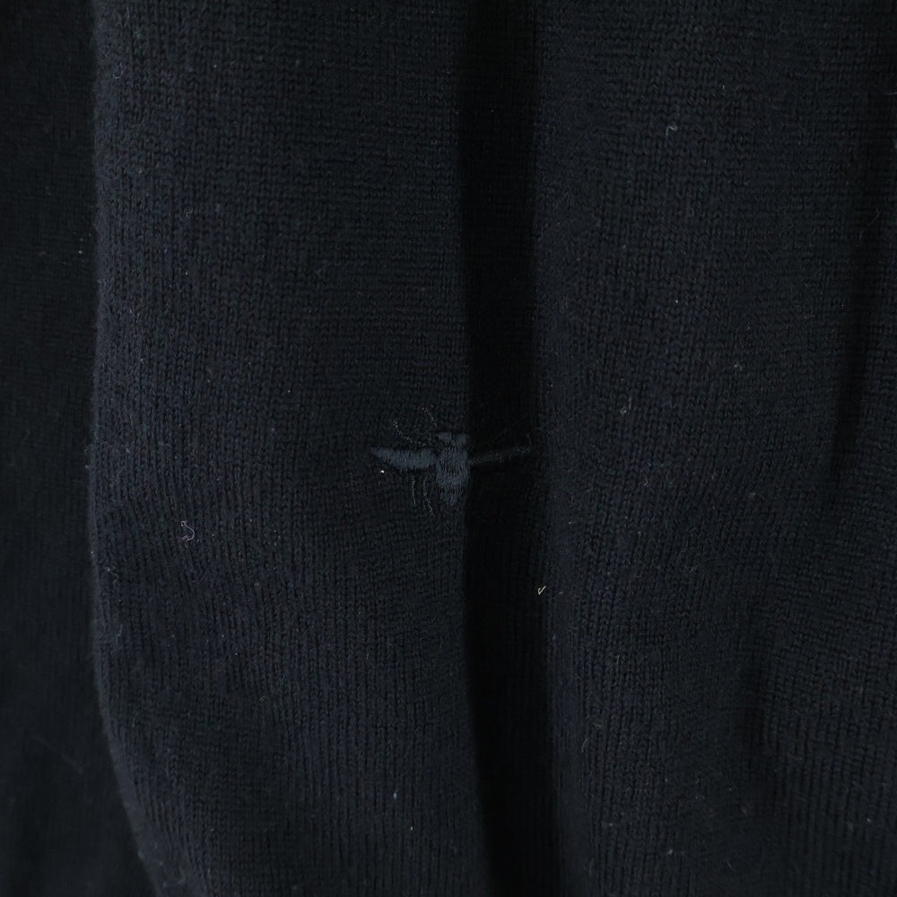 Dior HOMME(ディオールオム) ハイネック ジップカーディガン ブラック 003M217BT100