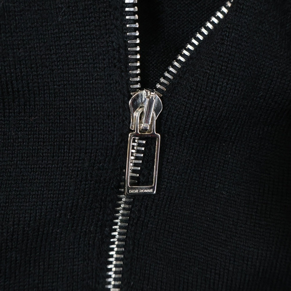 Dior HOMME(ディオールオム) ハイネック ジップカーディガン ブラック 003M217BT100