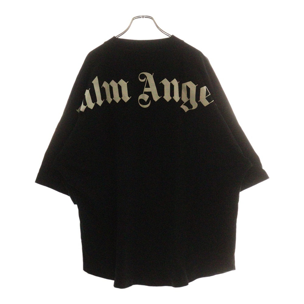 Palm Angels(パームエンジェルス) バックロゴ半袖Tシャツ ブラック PMAA002C99JER001