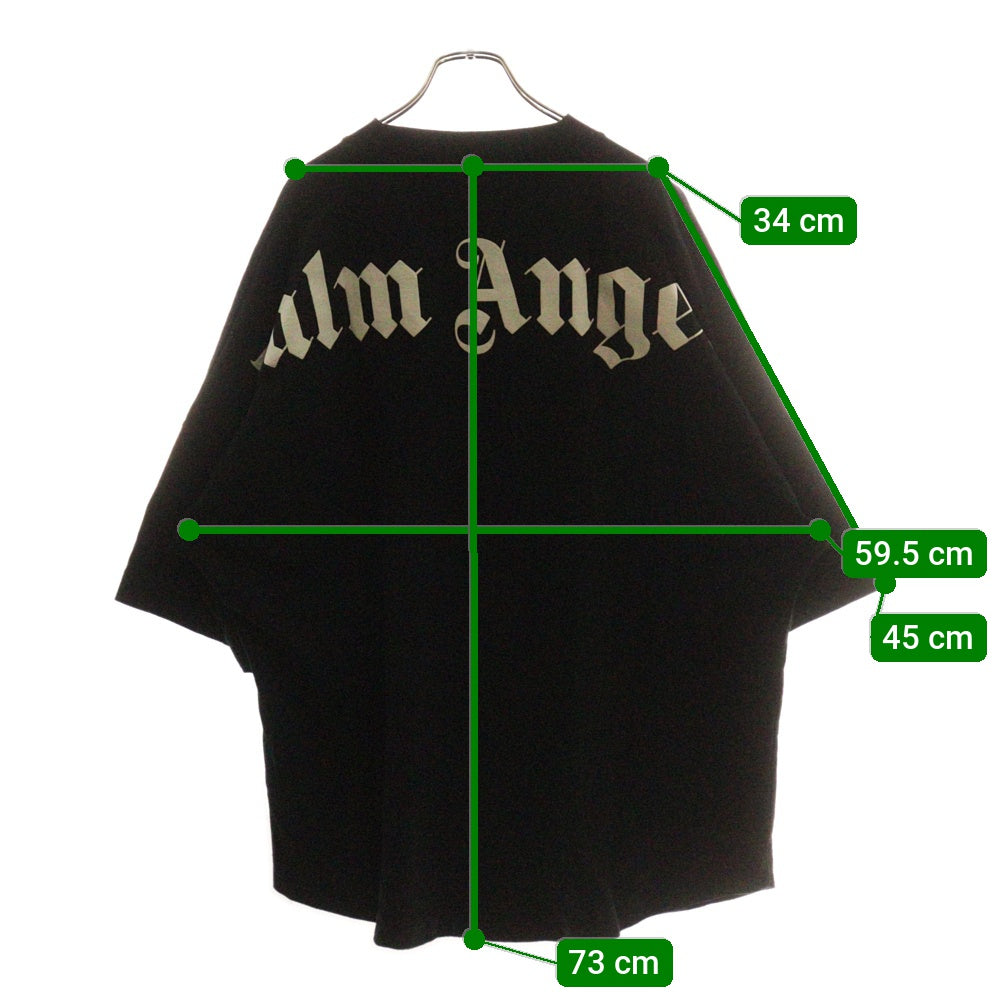 Palm Angels(パームエンジェルス) バックロゴ半袖Tシャツ ブラック PMAA002C99JER001