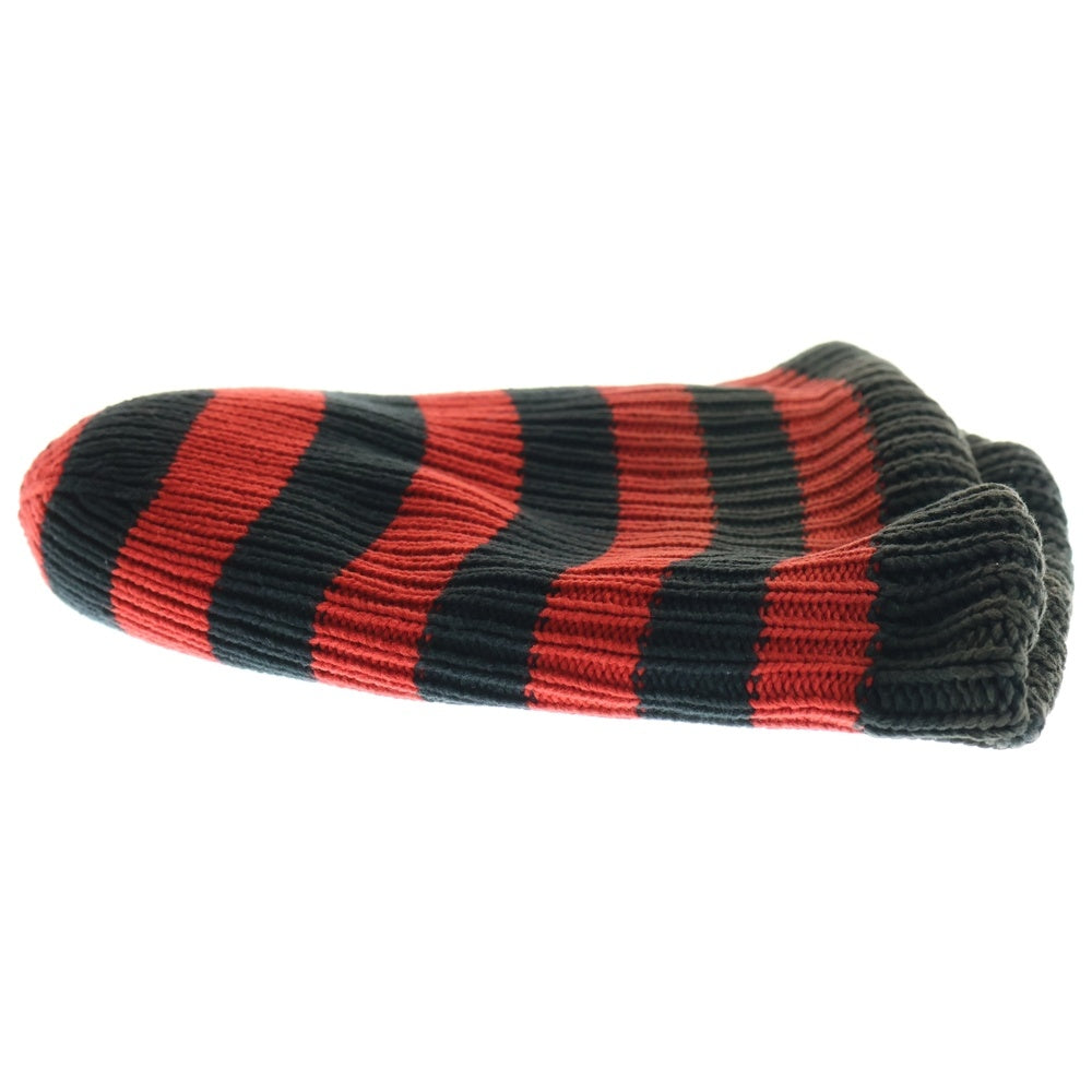 NUMBER (N)INE(ナンバーナイン) 03AW カート期 バルーンニットニットキャップ ニット帽 ブラック/レッド