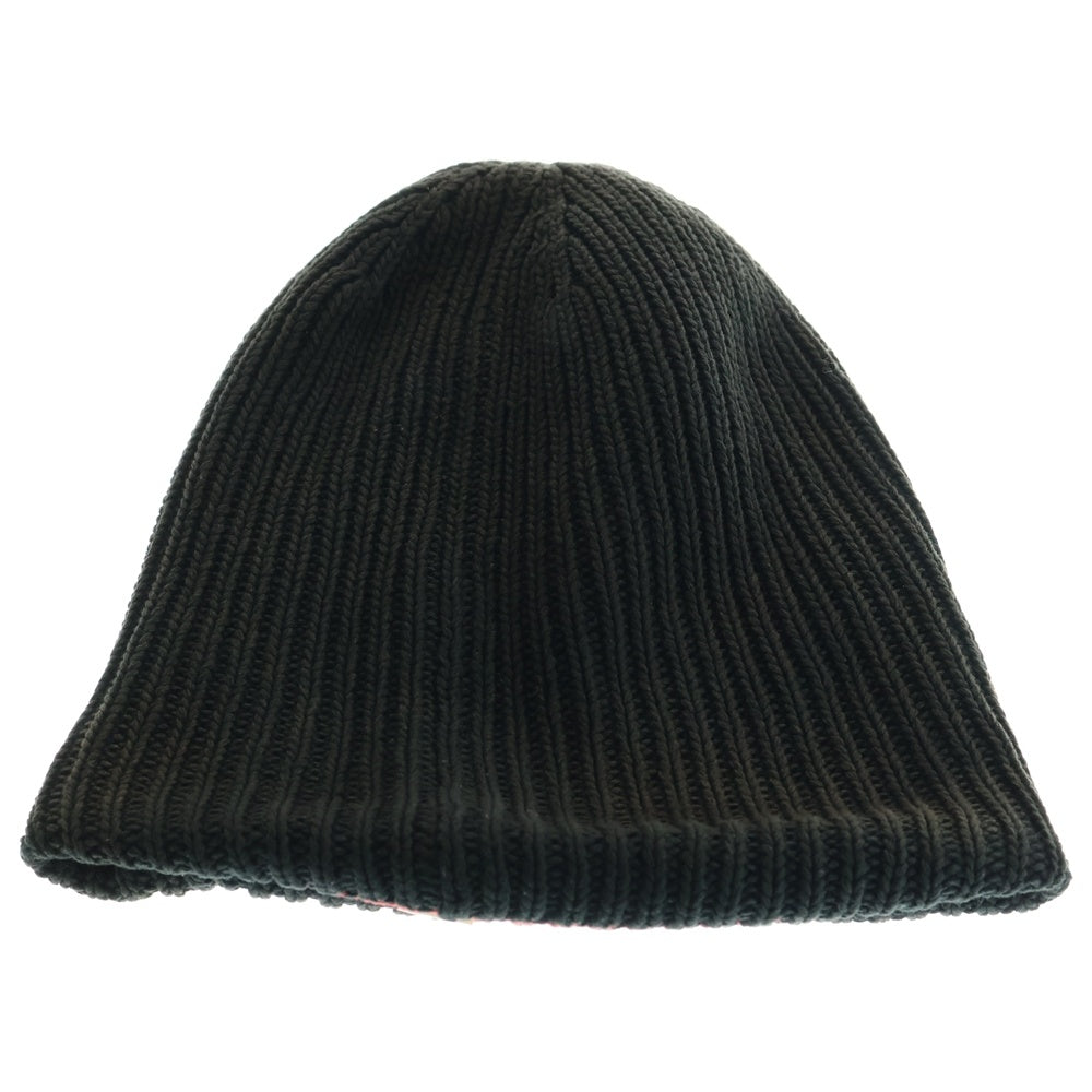 NUMBER (N)INE(ナンバーナイン) 03AW カート期 バルーンニットニットキャップ ニット帽 ブラック/レッド