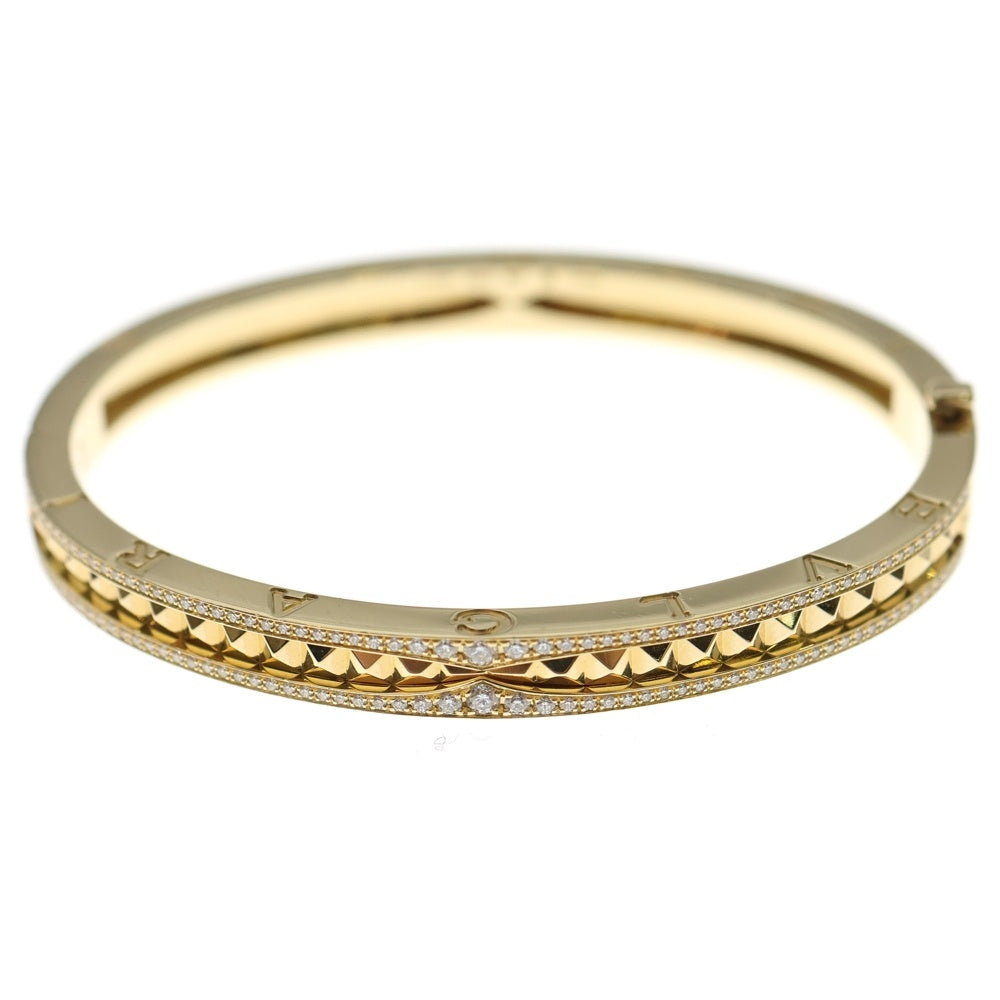 BVLGARI(ブルガリ) B.zero1 ビーゼロワン ダイヤブレスレット K18YG 30g ゴールド