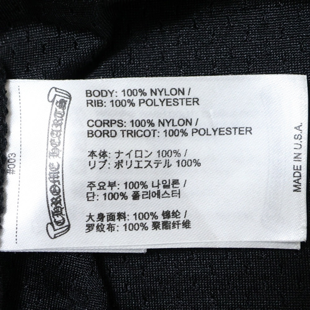 CHROME HEARTS(クロムハーツ) MESH WARM UP JERSEY TEE CHプリントメッシュジャージー半袖Tシャツ ブラック